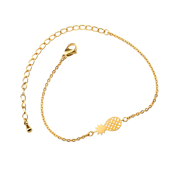 pineapple charm bracelet full view