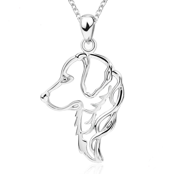 Golden retriever dog necklace Necklace for women 1
