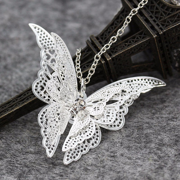 Butterfly necklace Statement necklace for women Cheap neclace