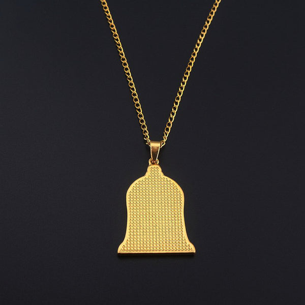 Back side of the Rose necklace for women