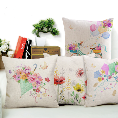 Garden dreams floral cushion covers Butterflies pillow case (all colors)