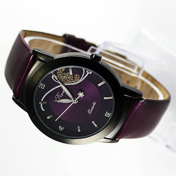 Modern Glamor Butterfly Watches side view (purple)