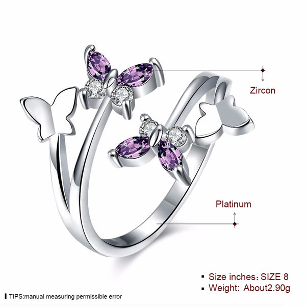 Butterfly ring dimensions