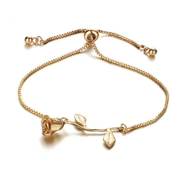 Rose charm bracelets for women (main view)