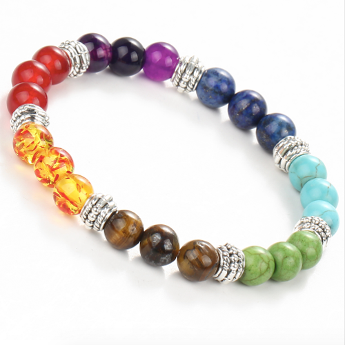7 Chakra Healing Crystal Bead Bracelet