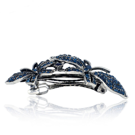 side view of the butterfly hair clip