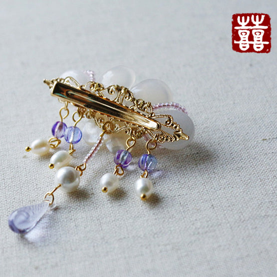 back side, showing the clip of the details