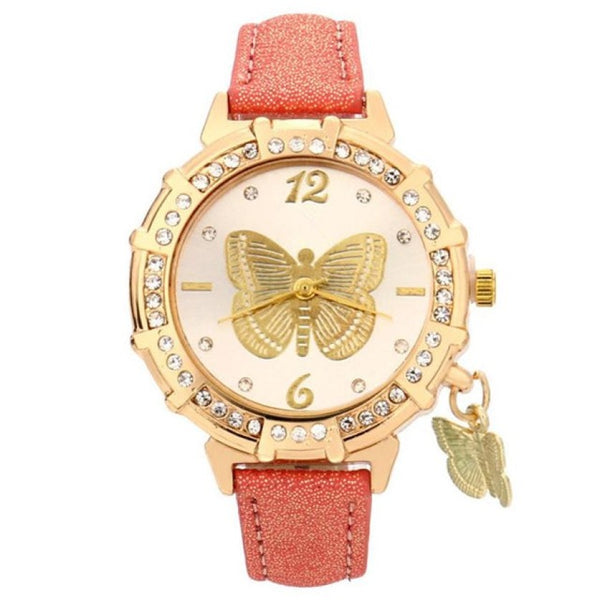 red butterfly watch