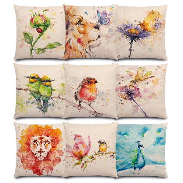 Watercolor Butterflies -- Floral cushion covers Pillow case (all collections)