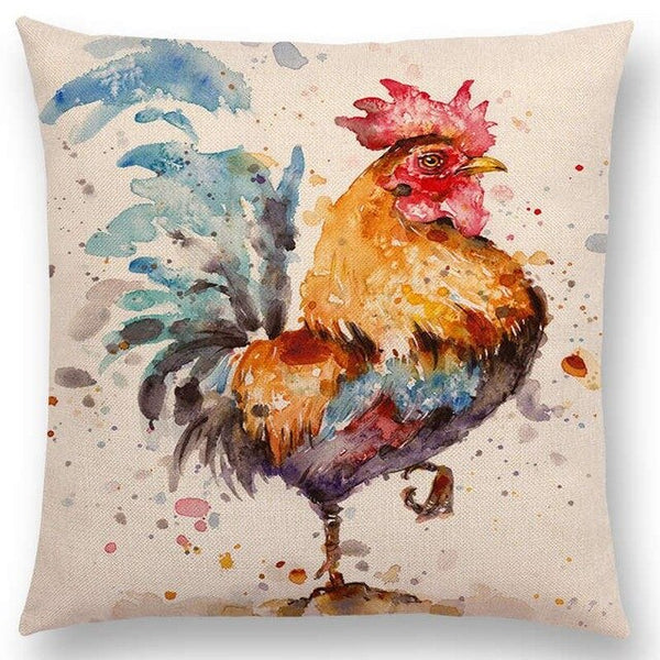 Watercolor Butterflies -- Floral cushion covers Pillow case (rooster)