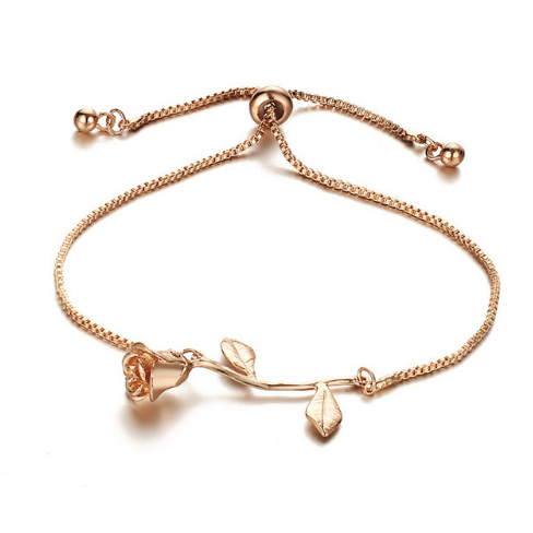 "Beauty and the Beast" Rose Charm Bracelets