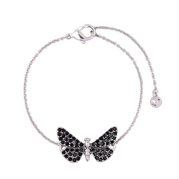 Butterfly bracelets in silver color