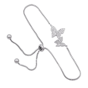 Bracelets for women Butterfly bracelets (Main view, in silver)