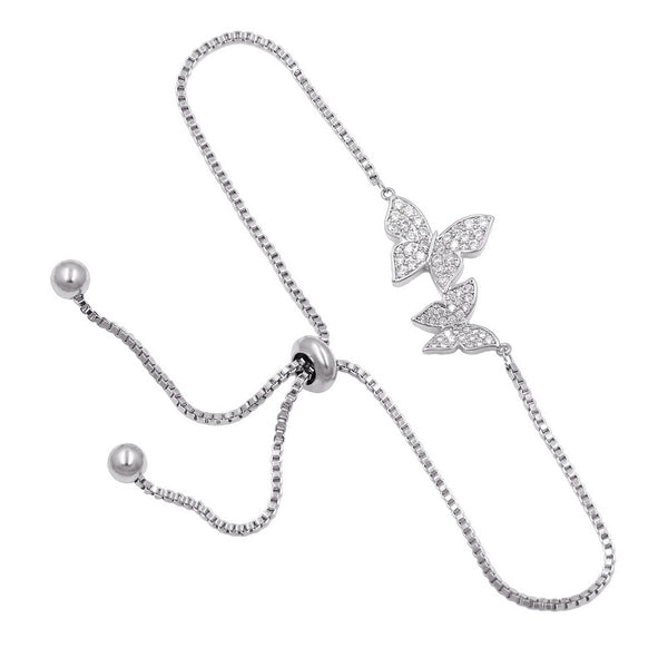 Bracelets for women Butterfly bracelets (silver)