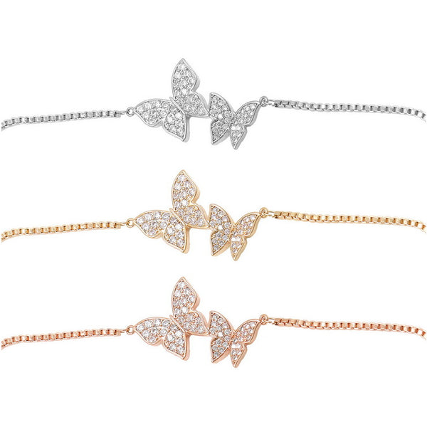 Butterfly bracelets (3 colors together)
