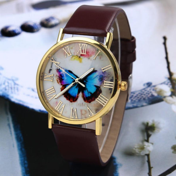 Roman Classic Women's Butterfly Watches tilted