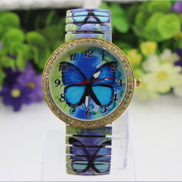 Blue Paradise Butterfly Watch front