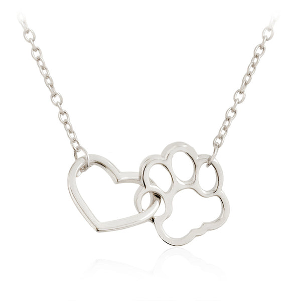 Dog cat paw necklace Charm necklace for women 3