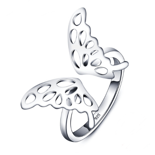 Purity butterfly ring Sterling silver rings for women (main view)