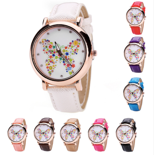 Color Carnival -- Butterfly watches Women watches (all colors)