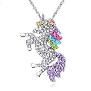 Unicorn necklace beautiful as a rainbow