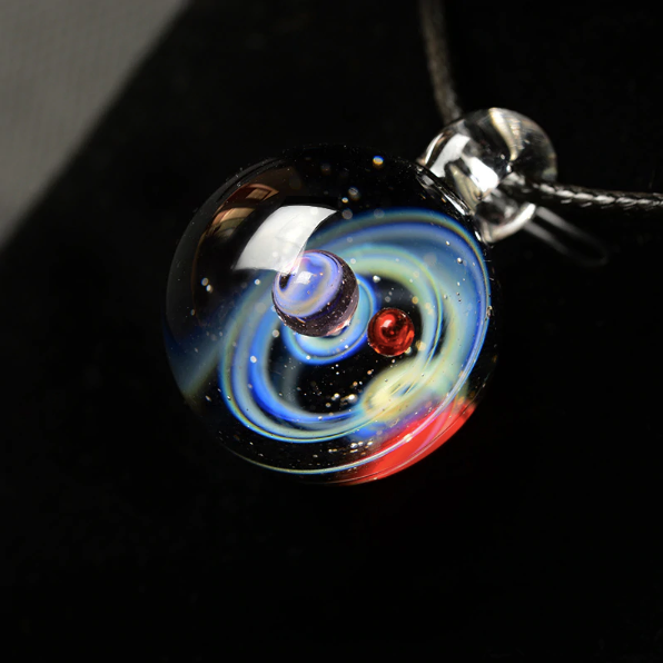 Universe necklace for women Galileo universe necklace Galaxy pendant (multi-colored)
