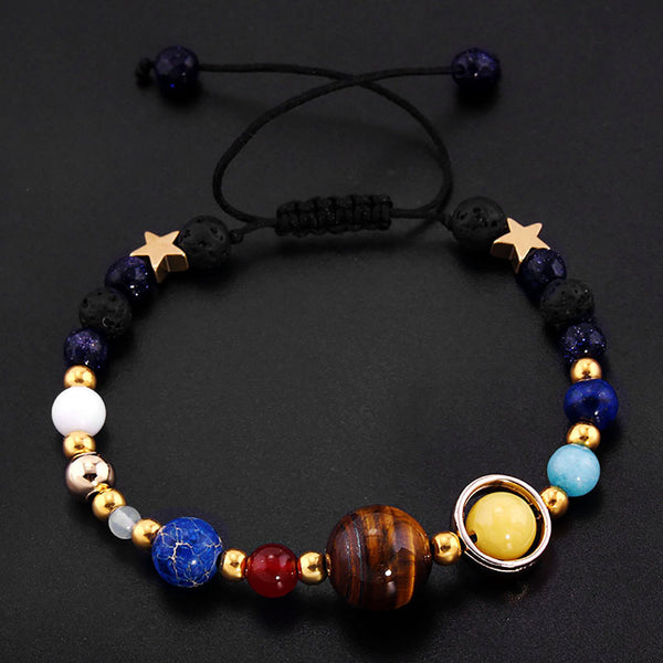 the bracelet looks so romantic, like stars in the dark night sky