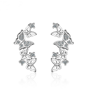 Butterfly earrings Stud earrings for women Stud earrings sterling silver Cheap ear ring (main view)