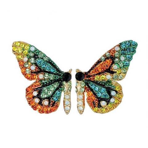 KRUCKEL Sparkling Butterfly Stud Earrings - 7029017 KRUCKEL Sparkling Butterfly Stud Earrings - 7029017
