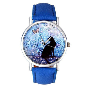 blue butterfly watch