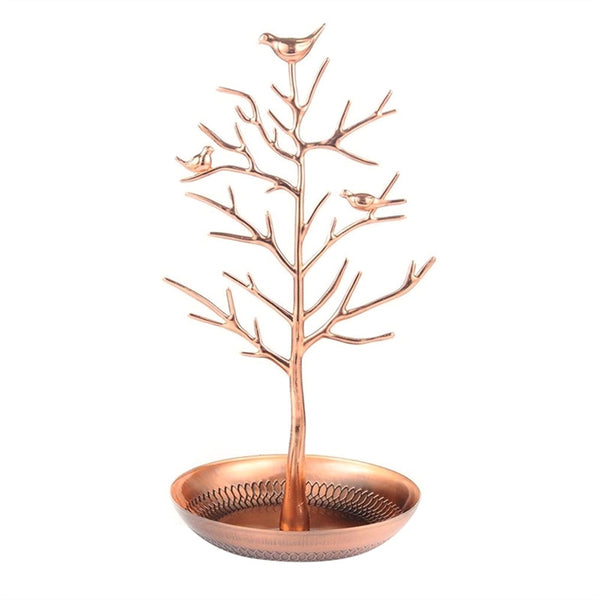 Tree of Jewels -- Necklace Holder rose gold