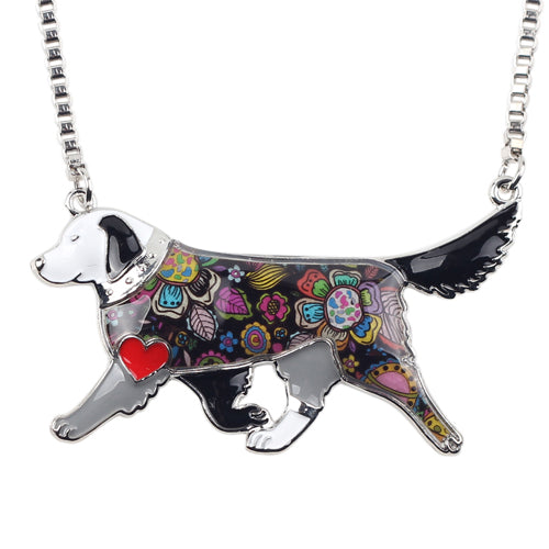 Animal jewelry Dog necklace Enamel necklace for women 3