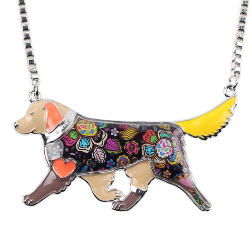 Animal jewelry Dog necklace Enamel necklace for women 6