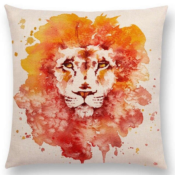 Watercolor Butterflies -- Floral cushion covers Pillow cases (lion)
