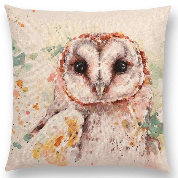 Watercolor Butterflies -- Floral cushion covers Pillow case (owl)